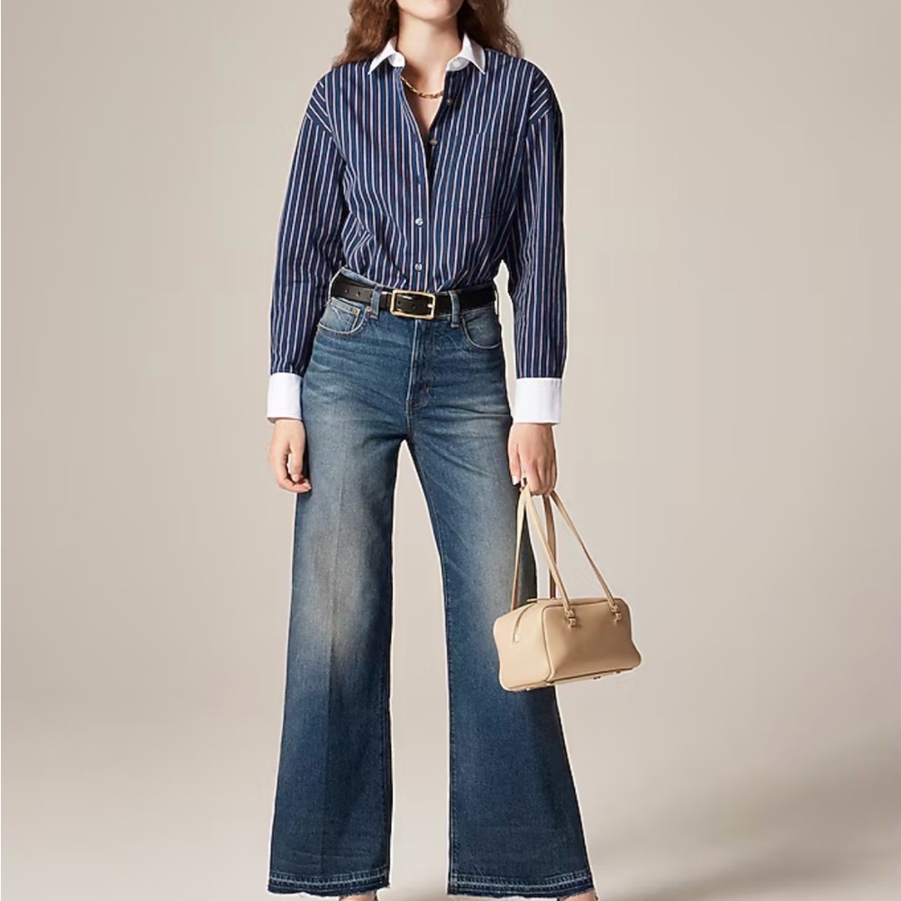 J. Crew High Rise Women Jeans - Dark Blue